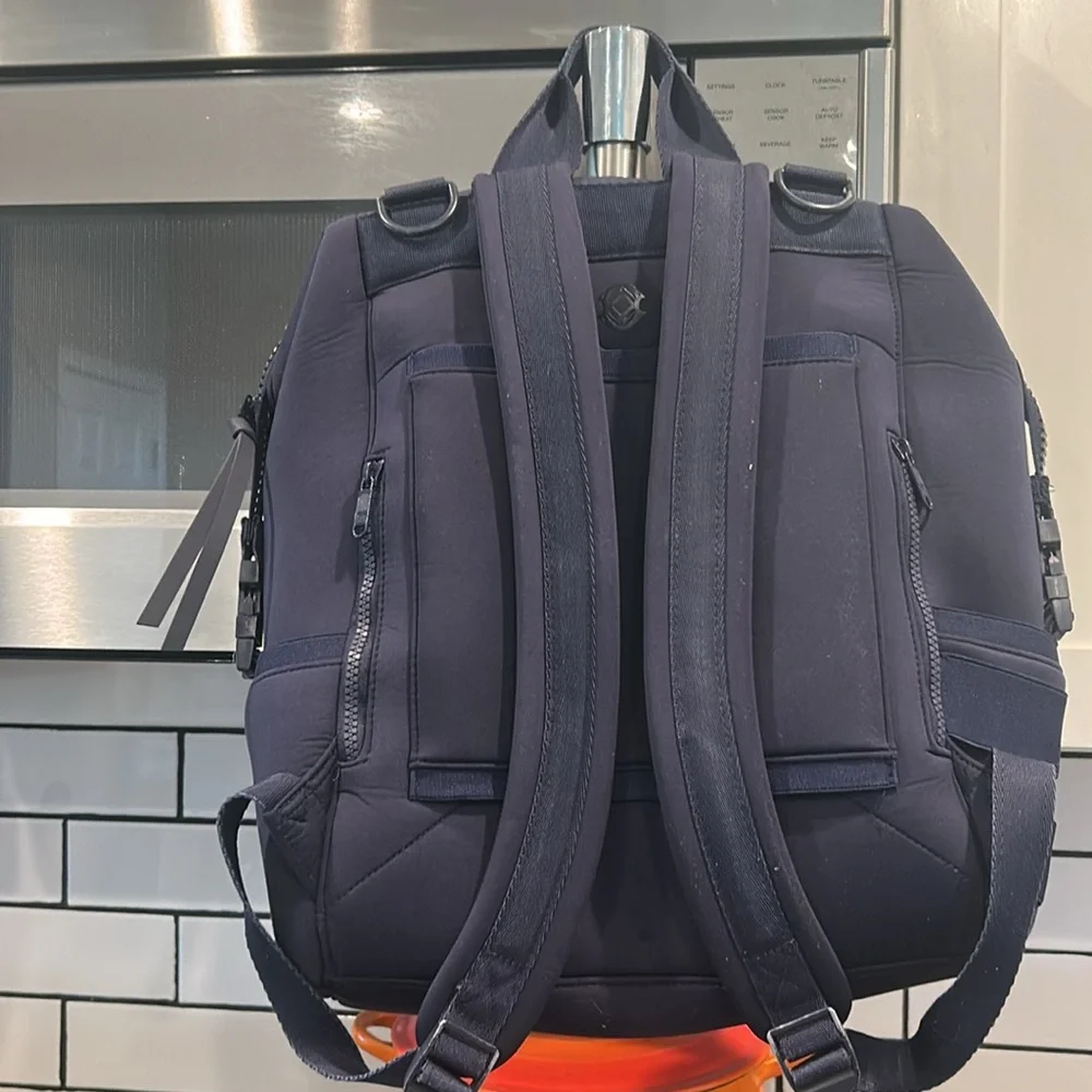 Navy Dagne Dover Indi Neoprene diaper backpack bag  accessories Blue